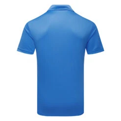 Adidas 2022 Drive Primegreen Golf Polo Shirt -FootJ Golf Club Shop Adidas AW22 Drive Primegreen Polo Shirt HM5357 SHADI671 M Pulse Blue Back
