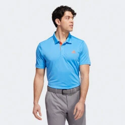 Adidas 2022 Drive Primegreen Golf Polo Shirt -FootJ Golf Club Shop Adidas AW22 Drive Primegreen Polo Shirt HM5357 SHADI671 M Pulse Blue Model 1