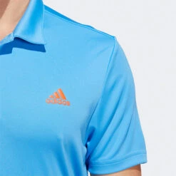 Adidas 2022 Drive Primegreen Golf Polo Shirt -FootJ Golf Club Shop Adidas AW22 Drive Primegreen Polo Shirt HM5357 SHADI671 M Pulse Blue Model 2