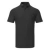 Adidas Go-To Golf Polo Shirt -FootJ Golf Club Shop Adidas AW22 Go To Primegreen Polo Shirt HA6114 SHADI683 Black Front
