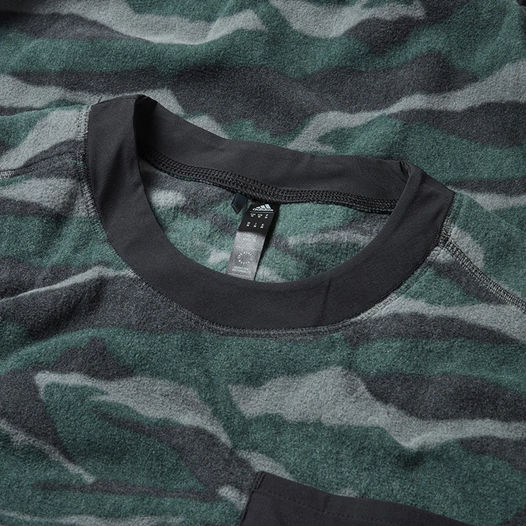 Adidas Texture Print Crew Golf Sweater 4 Adidas Texture Print Crew Golf Sweater - Image 2