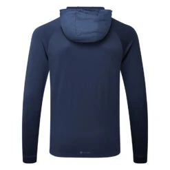 Adidas 3 Stripe COLD.RDY Golf Hoodie 13 Adidas 3 Stripe COLD.RDY Golf Hoodie -FootJ Golf Club Shop Adidas AW22 Three Stripe Cold.Rdy Hoodie HS4813 SWADI318 Collegiate Navy Back