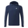 Adidas 3 Stripe COLD.RDY Golf Hoodie 1 Adidas 3 Stripe COLD.RDY Golf Hoodie -FootJ Golf Club Shop Adidas AW22 Three Stripe Cold.Rdy Hoodie HS4813 SWADI318 Collegiate Navy Front