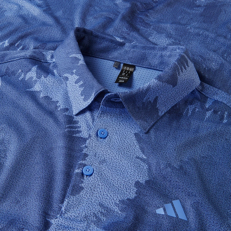 Adidas Flower Mesh Golf Polo Shirt 4 Adidas Flower Mesh Golf Polo Shirt - Image 2