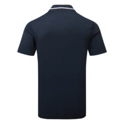 Adidas Primeknit Golf Polo Shirt -FootJ Golf Club Shop Adidas SS23 Primeknit Polo Shirt IA6400 SHADI702 S Black Collegiate Navy Back