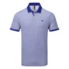 Adidas No Show Golf Polo Shirt -FootJ Golf Club Shop Adidas SS23 No Show Polo HR7972 SHADI707 Lucid Blue Front