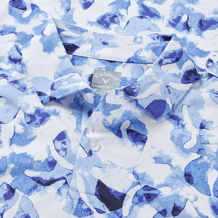 Callaway Tye Dye Leaf Golf Polo Shirt 4 Callaway Tye Dye Leaf Golf Polo Shirt - Image 2