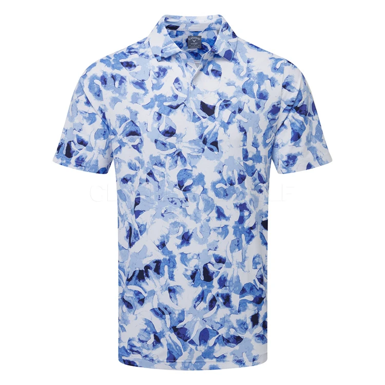 Callaway Tye Dye Leaf Golf Polo Shirt 3 Callaway Tye Dye Leaf Golf Polo Shirt