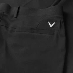 Callaway X Tech III Golf Trouser 7 Callaway X Tech III Golf Trouser -FootJ Golf Club Shop Callaway SS22 X Tech Trouser III Caviar CGBR8045 002 Code TRCAL045 34 W 32 Leg Detail