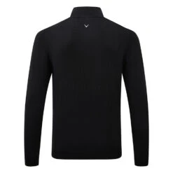 Callaway Merino Windstopper 1/4 Zip Golf Sweater 7 Callaway Merino Windstopper 1/4 Zip Golf Sweater -FootJ Golf Club Shop Callaway AW19 Windstopper Zipped 1 4 Zip Sweater CGGF7079 010 Code SWCAL042 Black back