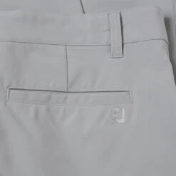 FootJoy Par Golf Trouser -FootJ Golf Club Shop FootJoy SS23 FJ Par Golf Trouser Grey 80162 TRFOO044 30 W 30 Leg Detail