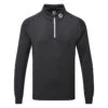 FootJoy Chill-Out 1/4 Zip Golf Pullover 2 FootJoy Chill-Out 1/4 Zip Golf Pullover -FootJ Golf Club Shop FootJoy SS19 Chill Out 2.0 Pullover 90146 Code SWFOO088 Black Front