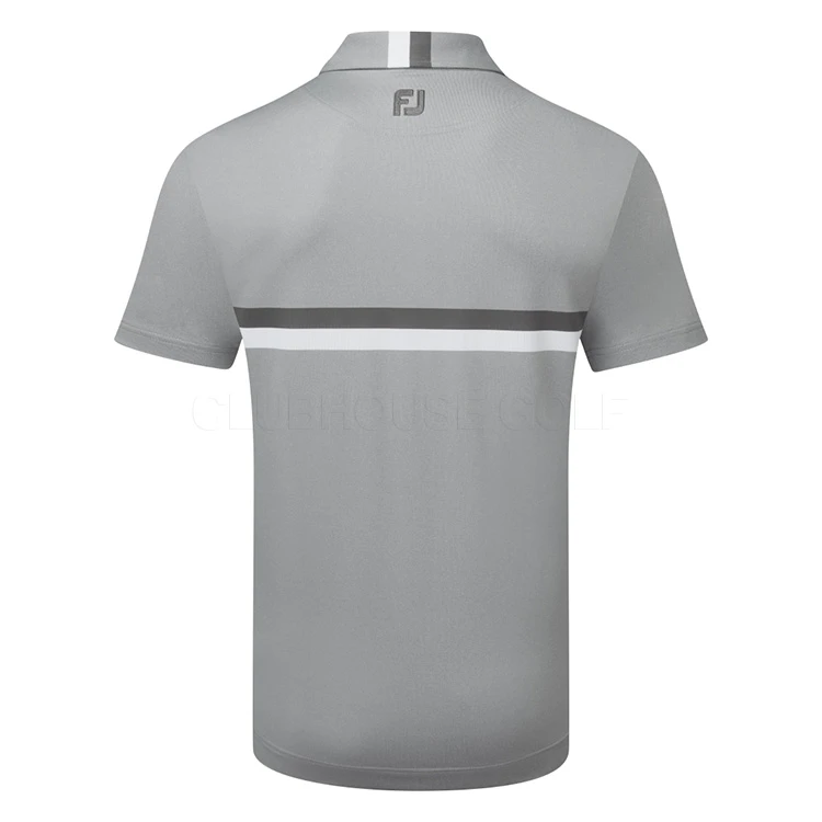 FootJoy Double Chest Band Pique Golf Polo Shirt - Image 3