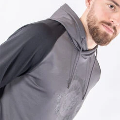 Galvin Green Devlin Insula Golf Hoodie -FootJ Golf Club Shop Galvin Green AW22 DEVLIN HOODED G134207 FORGED IRON BLACK model 2