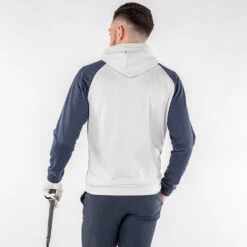 Galvin Green Devlin Insula Golf Hoodie 16 Galvin Green Devlin Insula Golf Hoodie -FootJ Golf Club Shop Galvin Green AW22 DEVLIN HOODED G134273 COOL GREY NAVY Model 3