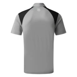 Galvin Green Mapping Golf Polo Shirt -FootJ Golf Club Shop Galvin Green AW22 Mapping Polo Shirt G136477 SHGAL578 M Sharkskin Black White Back