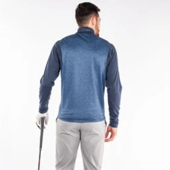 Galvin Green Dane Insula Golf Jacket 13 Galvin Green Dane Insula Golf Jacket -FootJ Golf Club Shop Galvin Green SS22 Dane Insula Full Zip Jacket G125033 Code SWGAL358 M Ensign Blue Navy Model 3
