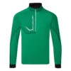 Galvin Green Daxton Insula Golf Pullover 1 Galvin Green Daxton Insula Golf Pullover -FootJ Golf Club Shop Galvin Green SS22 Daxton Insula Half Zip Pullover G124287 Code SWGAL356 M Green Black White Front