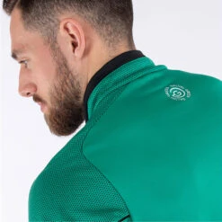 Galvin Green Daxton Insula Golf Pullover -FootJ Golf Club Shop Galvin Green SS22 Daxton Insula Half Zip Pullover G124287 Code SWGAL356 M Green Black White Model 2