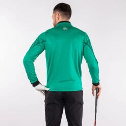 Galvin Green Daxton Insula Golf Pullover -FootJ Golf Club Shop Galvin Green SS22 Daxton Insula Half Zip Pullover G124287 Code SWGAL356 M Green Black White Model 3