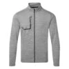 Galvin Green Dennis Insula Golf Jacket 2 Galvin Green Dennis Insula Golf Jacket -FootJ Golf Club Shop Galvin Green SS22 Dennis Insula Full Zip Jacket G125170 Code SWGAL361 M Light Grey Front