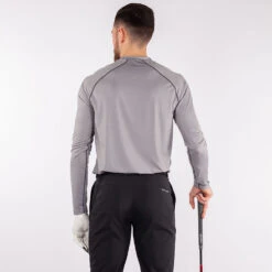 Galvin Green Enzo Golf Base Layer -FootJ Golf Club Shop Galvin Green SS22 Enzo Thermal Base Layer G128607 Code BLGAL050 M Sharkskin Granite Grey Model 3
