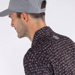 Galvin Green Mack Golf Polo Shirt 12 Galvin Green Mack Golf Polo Shirt -FootJ Golf Club Shop Galvin Green SS22 Mack Polo Shirt G126977 Code SHGAL545 M Black Sharkskin Model 2