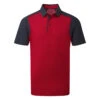 Galvin Green Massimo Golf Polo Shirt -FootJ Golf Club Shop Galvin Green SS22 Massimo Polo Shirt G127323 Code SHGAL557 M Red Navy Front