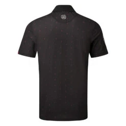 Galvin Green Mayson Golf Polo Shirt -FootJ Golf Club Shop Galvin Green SS22 Mayson Polo Shirt G126797 Code SHGAL538 M Black Pink Back