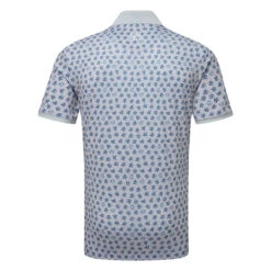 Galvin Green Murphy Golf Polo Shirt -FootJ Golf Club Shop Galvin Green SS23 Murphy Polo Shirt G137173 SHGAL611 S Cool Grey Navy Back