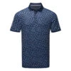 Galvin Green Murphy Golf Polo Shirt -FootJ Golf Club Shop Galvin Green SS23 Murphy Polo Shirt G137136 SHGAL609 S Navy Blue Front