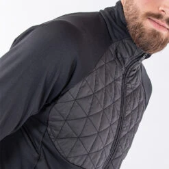 Galvin Green Dexter Insula Golf Jacket 18 Galvin Green Dexter Insula Golf Jacket -FootJ Golf Club Shop Galvin Green Dexter Full Zip Golf Jacket Black G134177 SWGAL368 Model 5
