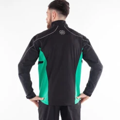 Galvin Green Ace Waterproof Golf Jacket 13 Galvin Green Ace Waterproof Golf Jacket -FootJ Golf Club Shop Galvin Green AW21 Ace Waterproof Jacket G110487 Code WJGAL410 Black Green White Model 3