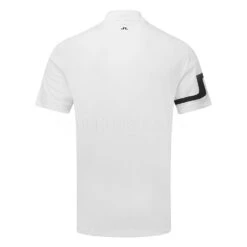 J.Lindeberg Heath Golf Polo Shirt -FootJ Golf Club Shop J.Lindeberg SS22 Heath Regular Fit Polo GMJT06335 0000 Code SHLIN062 M White Back