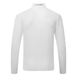J.Lindeberg Luke 1/2 Zip Golf Sweater -FootJ Golf Club Shop J.Lindeberg SS22 Luke Half Zip Mid Layer GMJS06340 0000 Code SWLIN044 M White Black Back