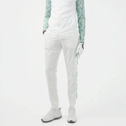 J.Lindeberg Rick Cuff Jogger Golf Trouser -FootJ Golf Club Shop J.Lindeberg SS22 Rick Golf Trouser White GMPA06302 0000 Code TRLIN026 34 W 32 Leg Model 1