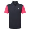 J.Lindeberg Andie Golf Polo Shirt -FootJ Golf Club Shop J.Lindeberg SS23 Andi Regular Fit Polo GMJT09663 6855 SHLIN203 JL Navy Front
