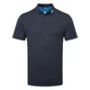 J.Lindeberg Jeff Golf Polo Shirt -FootJ Golf Club Shop J.Lindeberg SS23 Jeff Regular Fit Polo GMJT07620 6855 SHLIN180 JL Navy Front
