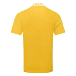 J.Lindeberg Tyson Golf Polo Shirt 7 J.Lindeberg Tyson Golf Polo Shirt -FootJ Golf Club Shop J.Lindeberg SS23 Tyson Regular Fit Polo GMJT07647 I040 SHLIN187 CitrusWhite Back