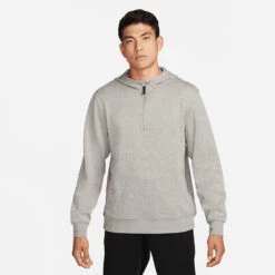 Nike Dry 1/2 Zip Golf Hoodie 11 Nike Dry 1/2 Zip Golf Hoodie -FootJ Golf Club Shop Nike AW22 Dri Fit Golf Hoodie DN1906 003 SWNIK254 Dust White Dust Model 1