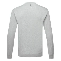 Nike Frank Crew Neck Golf Sweater -FootJ Golf Club Shop Nike AW22 TW Graphic Crew Neck Sweater DN1961 063 SWNIK259 S Grey Heather White Back