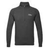 Oscar Jacobson Lawton Tour 1/4 Zip Golf Sweater 1 Oscar Jacobson Lawton Tour 1/4 Zip Golf Sweater -FootJ Golf Club Shop Oscar Jacobson AW22 Lawton Tour OJTOP0102 SWOSC205 S Black Marl Front