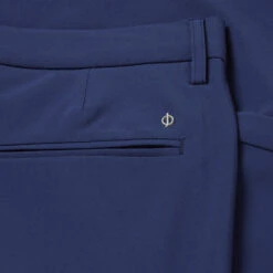 Oscar Jacobson Davenport Golf Trouser 7 Oscar Jacobson Davenport Golf Trouser -FootJ Golf Club Shop Oscar Jacobson SS21 Davenport Trousers Navy OJTRS0005 Code TROSC069 34 W 31 Leg Detail