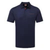 Oscar Jacobson Chap II Tour Golf Polo Shirt -FootJ Golf Club Shop Oscar Jacobson SS22 Chap Tour Polo Shirt OJTS0041 Code SHOSC194 M Navy Jewel Red Front