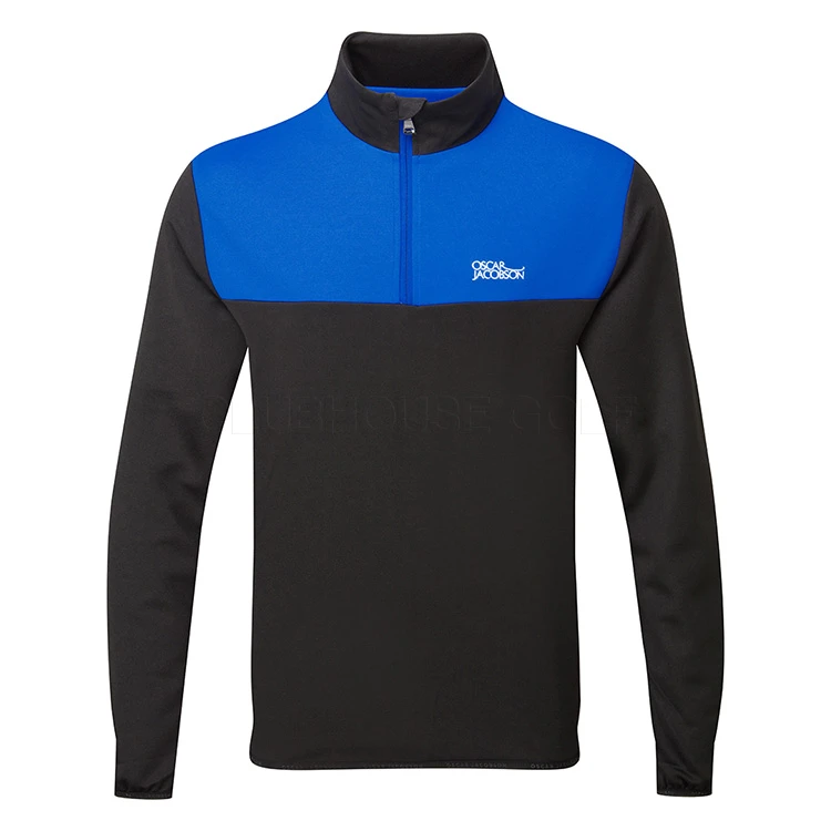 Oscar Jacobson Wainwright Lined 1/4 Zip Golf Sweater