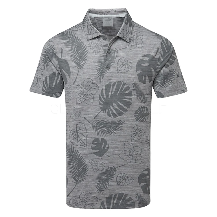Puma Cloudspun Leaves 'n' Flowers Golf Polo Shirt 3 Puma Cloudspun Leaves 'n' Flowers Golf Polo Shirt