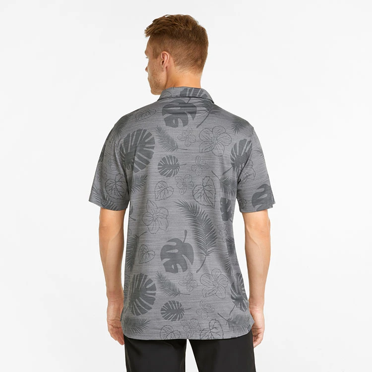 Puma Cloudspun Leaves 'n' Flowers Golf Polo Shirt 8 Puma Cloudspun Leaves 'n' Flowers Golf Polo Shirt - Image 6