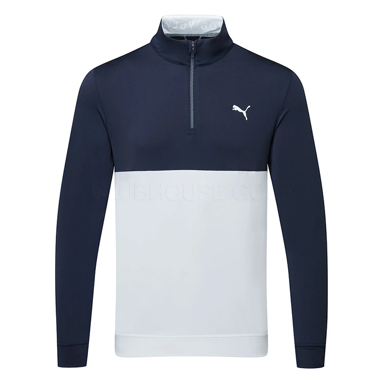 Puma Gamer Colour Block 1/4 Zip Golf Popover 3 Puma Gamer Colour Block 1/4 Zip Golf Popover