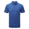 Ping Alexander Golf Polo Shirt -FootJ Golf Club Shop Ping SS22 Alexander Polo Shirt P03463 B2MA Code SHPIN310 M Blue Surf Marina Front