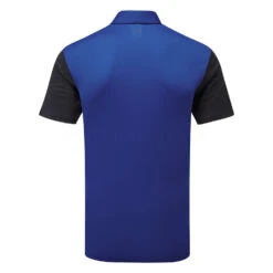 Ping Malvern Golf Polo Shirt -FootJ Golf Club Shop Ping SS22 Malvern Polo Shirt P03525 BSNA Code SHPIN305 M Blue Surf ccNavy Back